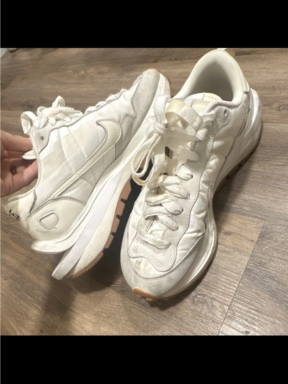 Nike sacai x VaporWaffle Sail Gum DD1875-100 Women’s 8.5